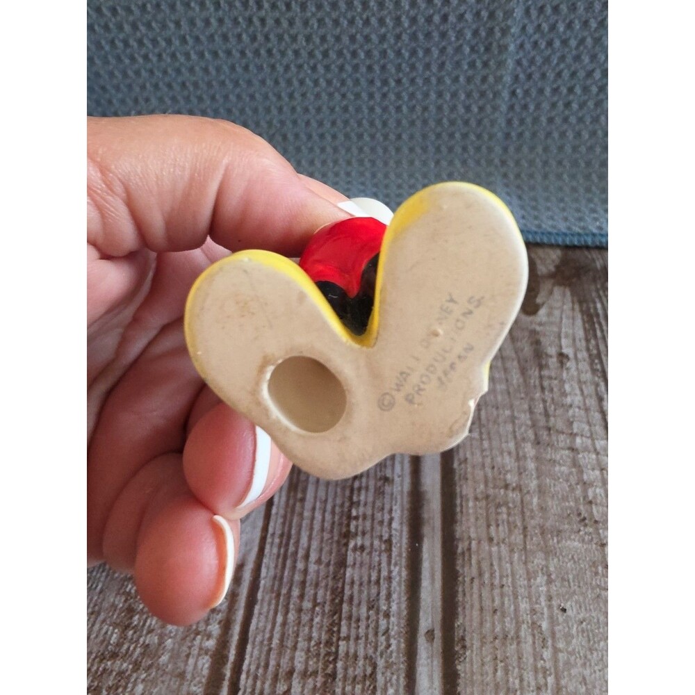 Vintage Mickey Mouse - Porcelain Ceramic- Disney 3" - Picture 7 of 7